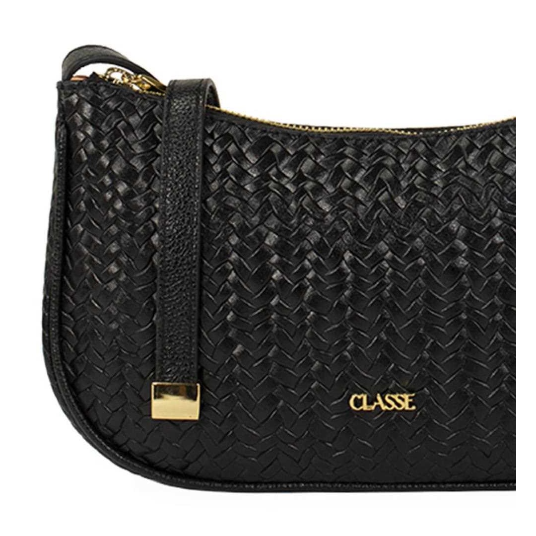 Bolsa Classe Croosbody De Couro 3295 Preto Bolsa Classe Croosbody De Couro 3295 Preto