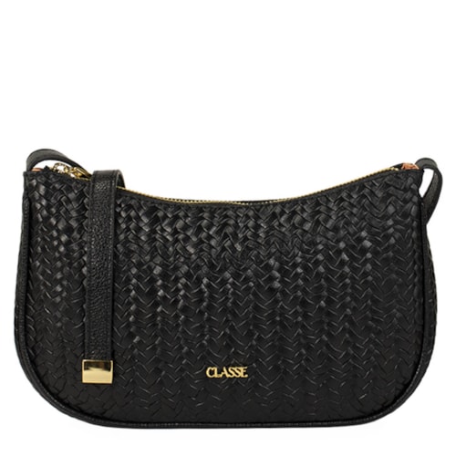 Bolsa Classe Croosbody De Couro 3295 Preto