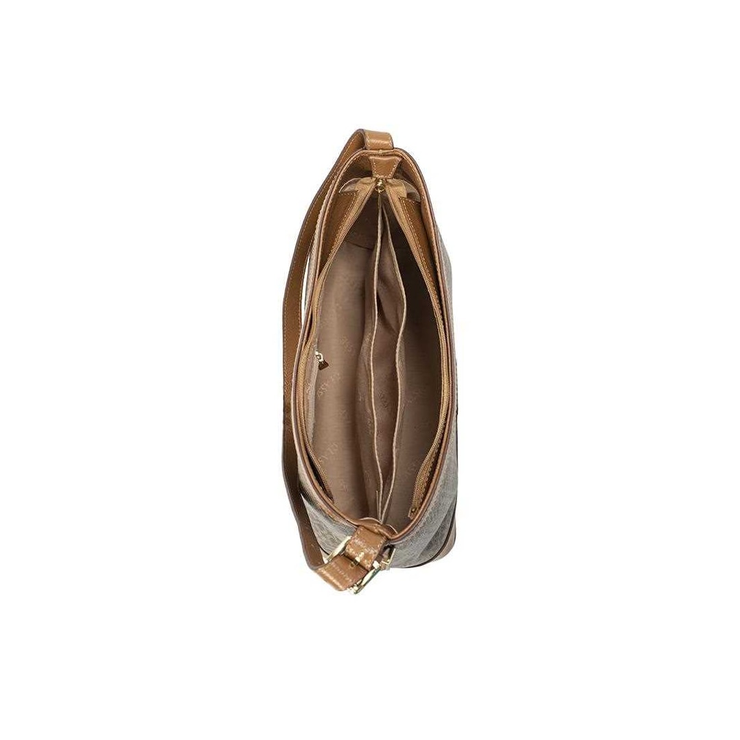 Bolsa Classe Croosbody De Couro 3301 Marrom Bolsa Classe Croosbody De Couro 3301 Marrom
