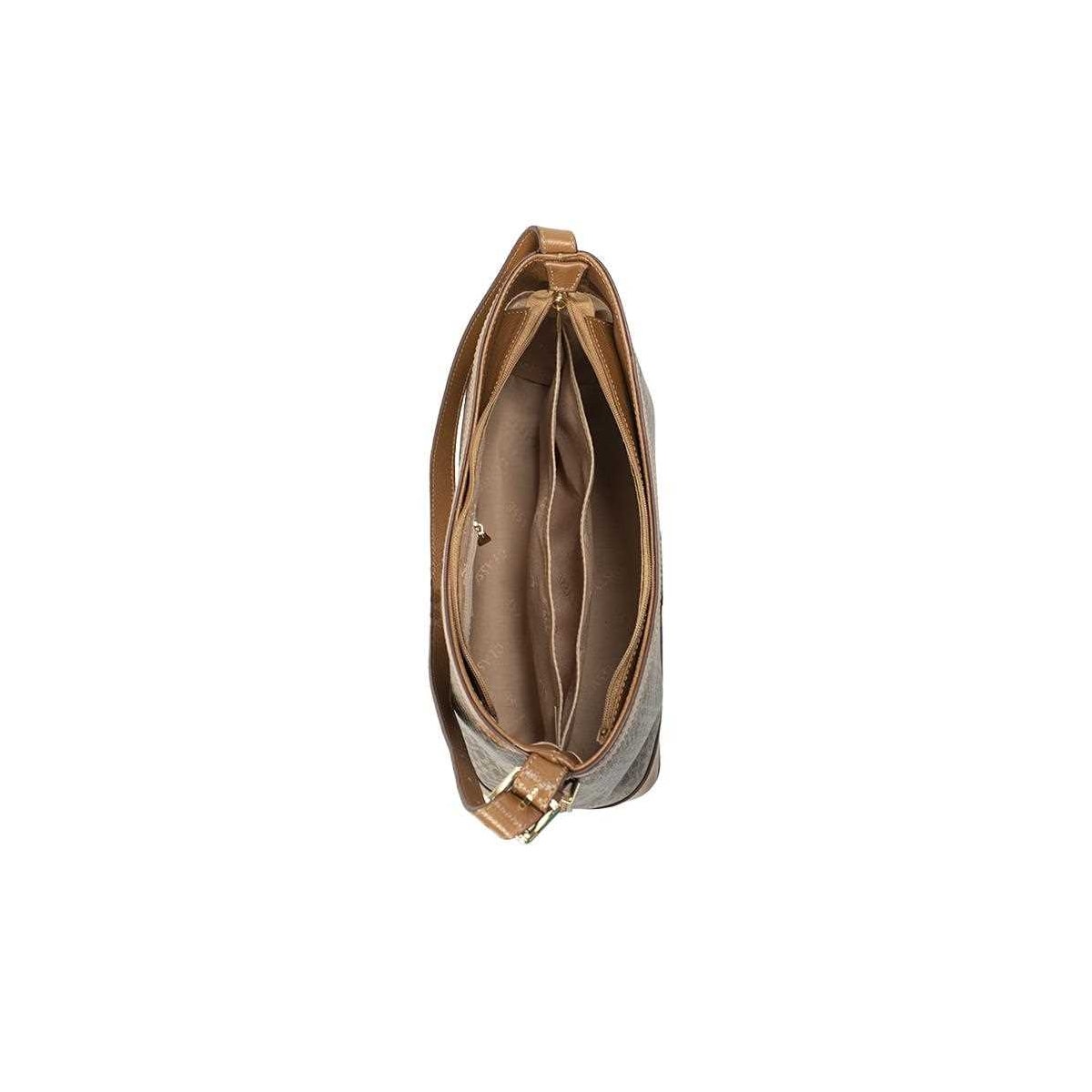 Bolsa Classe Croosbody De Couro 3301 Marrom Bolsa Classe Croosbody De Couro 3301 Marrom