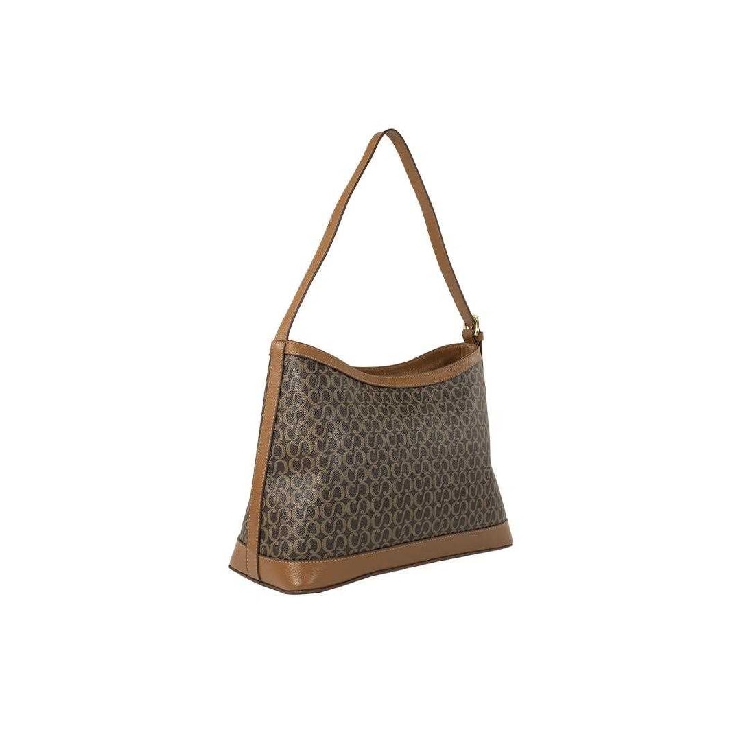 Bolsa Classe Croosbody De Couro 3301 Marrom
