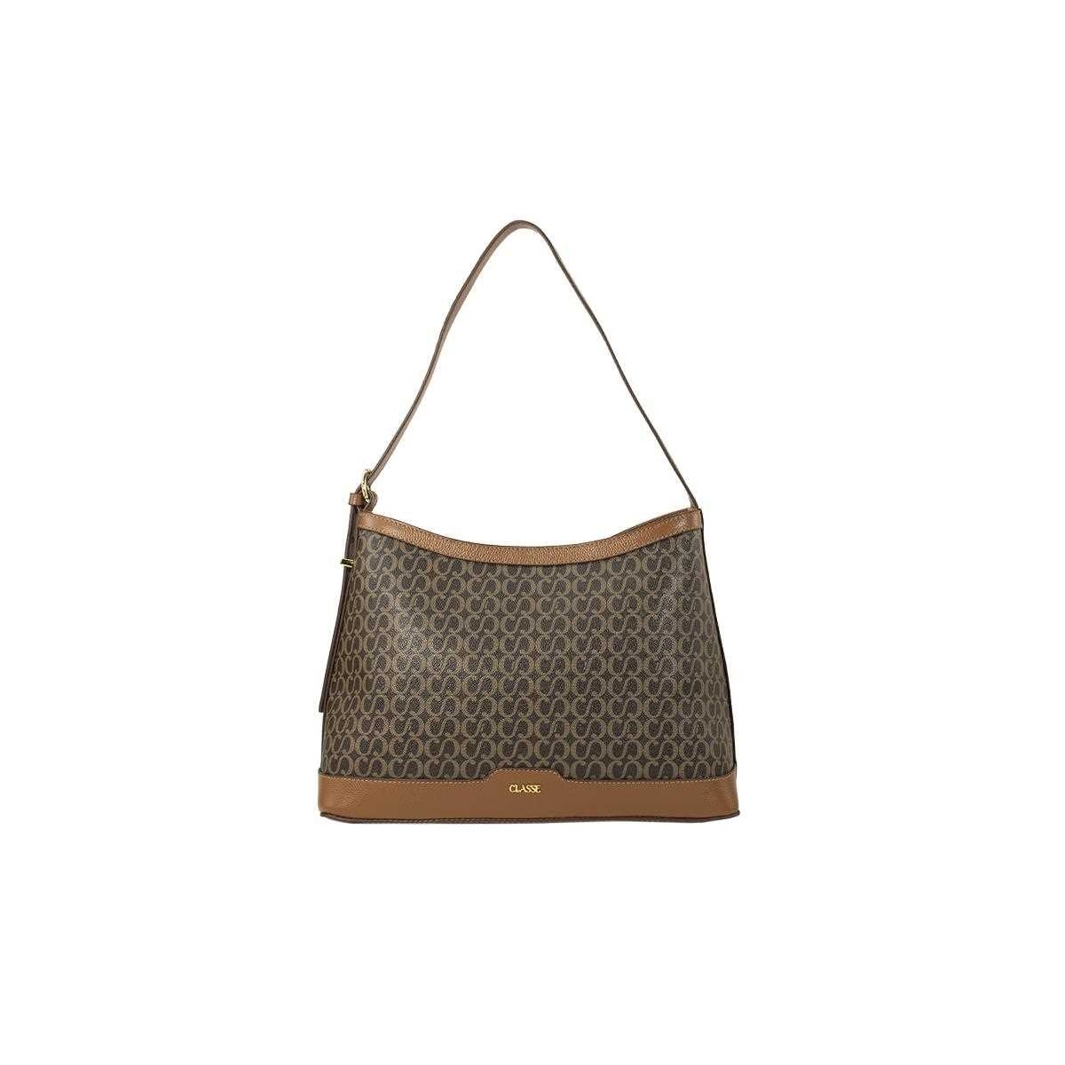 Bolsa Classe Croosbody De Couro 3301 Marrom Bolsa Classe Croosbody De Couro 3301 Marrom