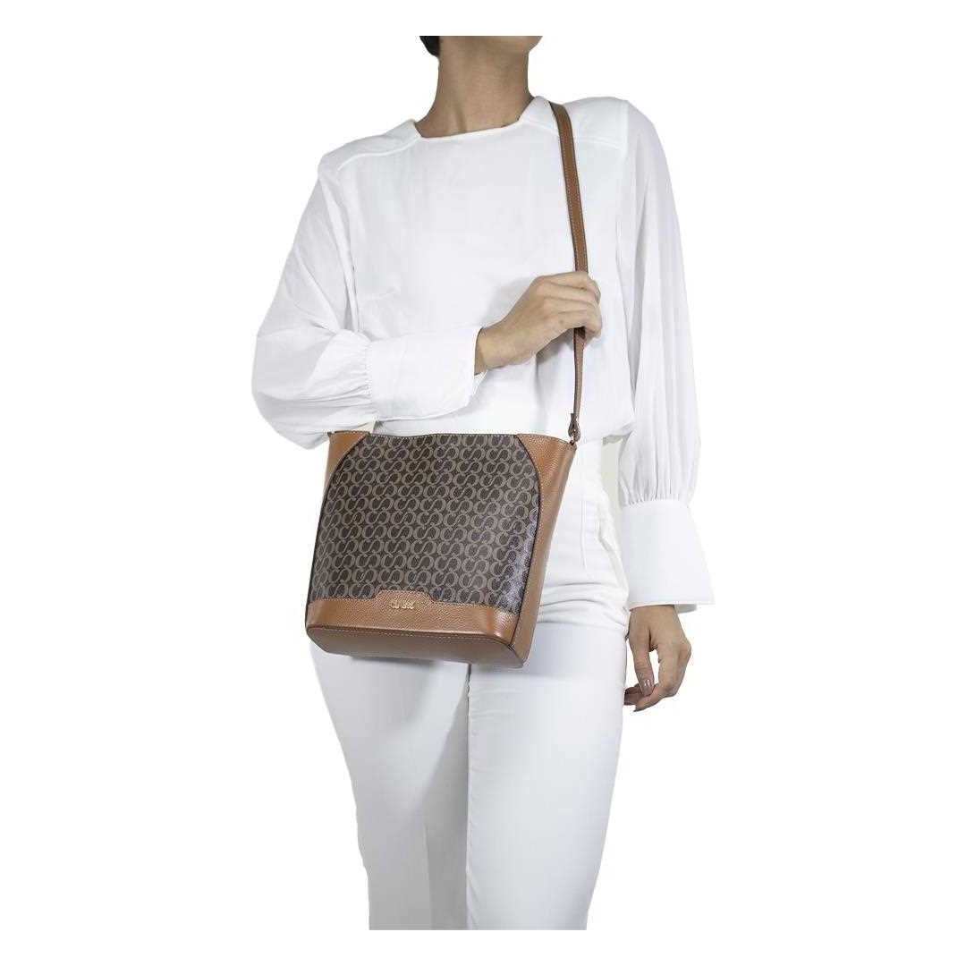 Bolsa Classe Croosbody De Couro 3303 Marrom Bolsa Classe Croosbody De Couro 3303 Marrom