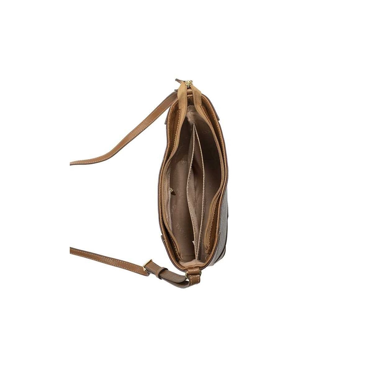 Bolsa Classe Croosbody De Couro 3303 Marrom Bolsa Classe Croosbody De Couro 3303 Marrom