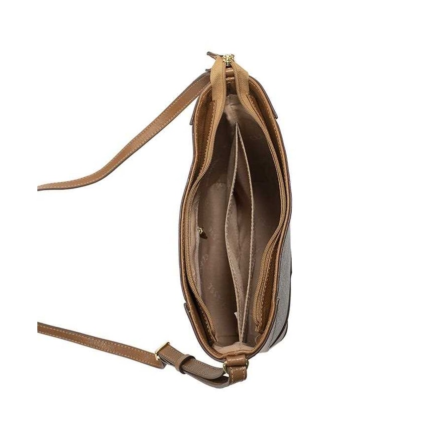 Bolsa Classe Croosbody De Couro 3303 Marrom Bolsa Classe Croosbody De Couro 3303 Marrom