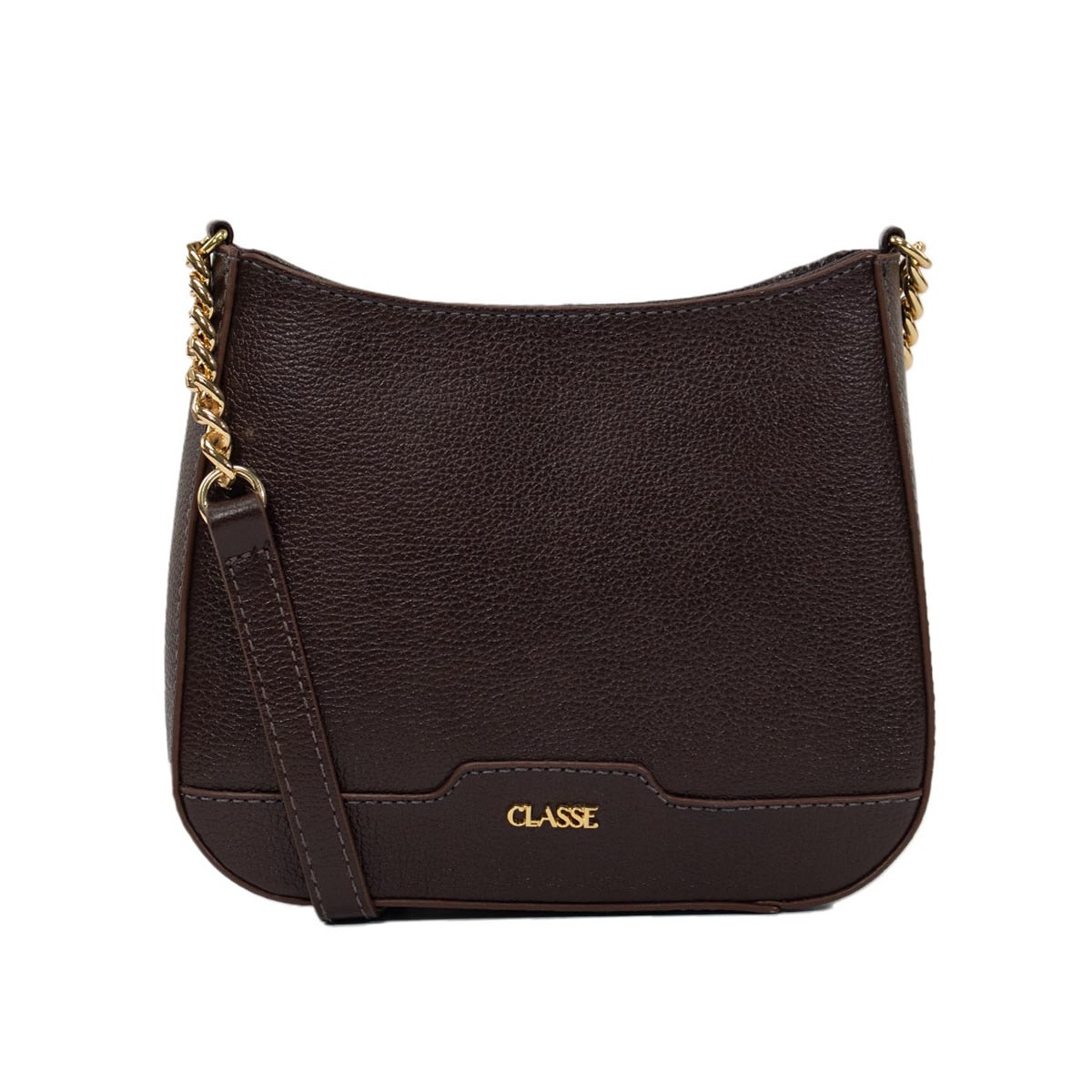 Bolsa Classe Croosbody De Couro 3306 Chocolate Bolsa Classe Croosbody De Couro 3306 Chocolate