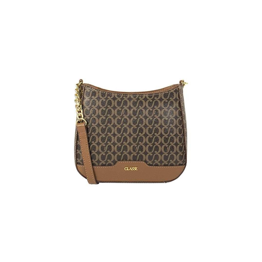 Bolsa Classe Croosbody De Couro 3306 Marrom Bolsa Classe Croosbody De Couro 3306 Marrom