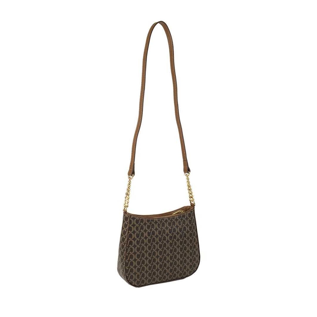 Bolsa Classe Croosbody De Couro 3306 Marrom Bolsa Classe Croosbody De Couro 3306 Marrom