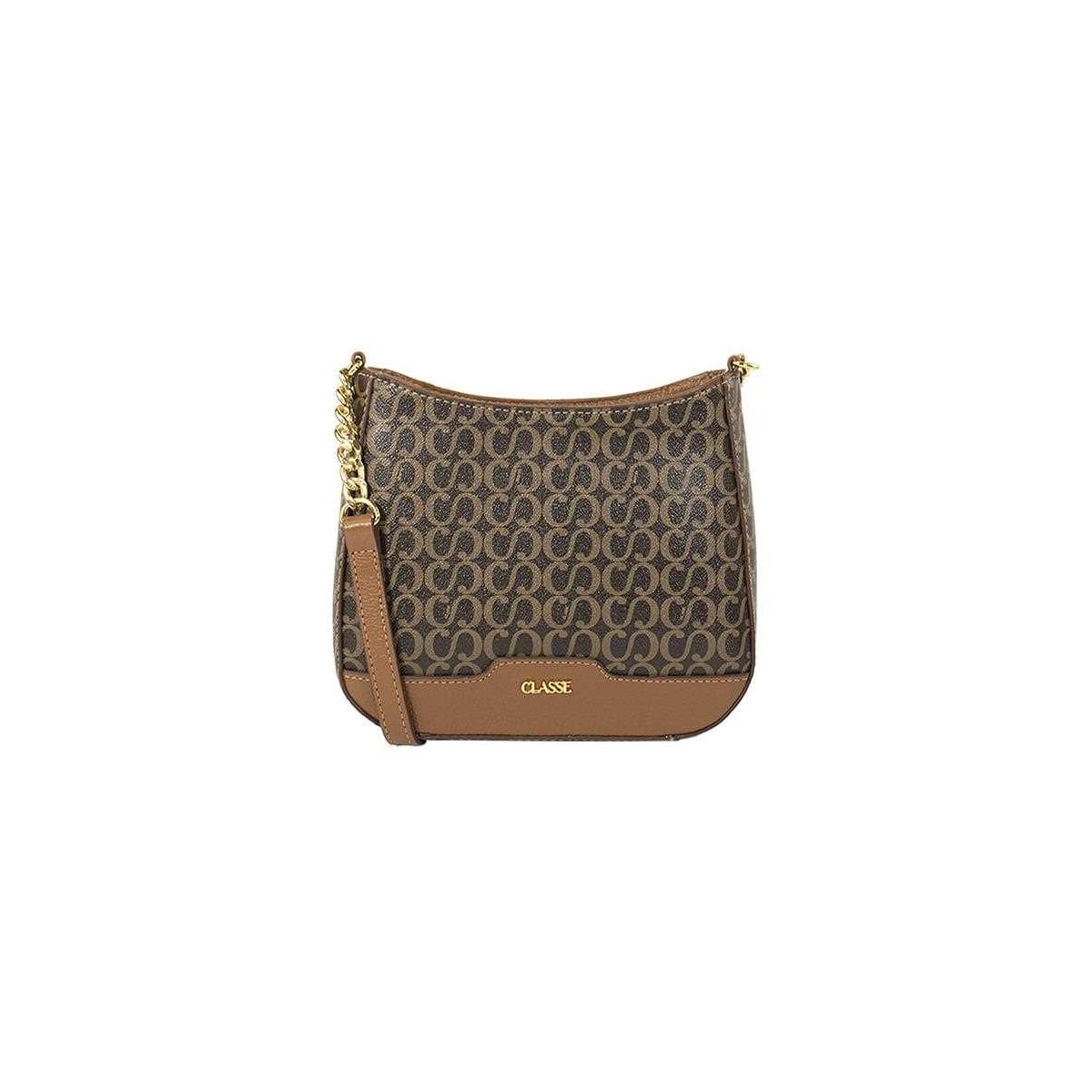Bolsa Classe Croosbody De Couro 3306 Marrom Bolsa Classe Croosbody De Couro 3306 Marrom