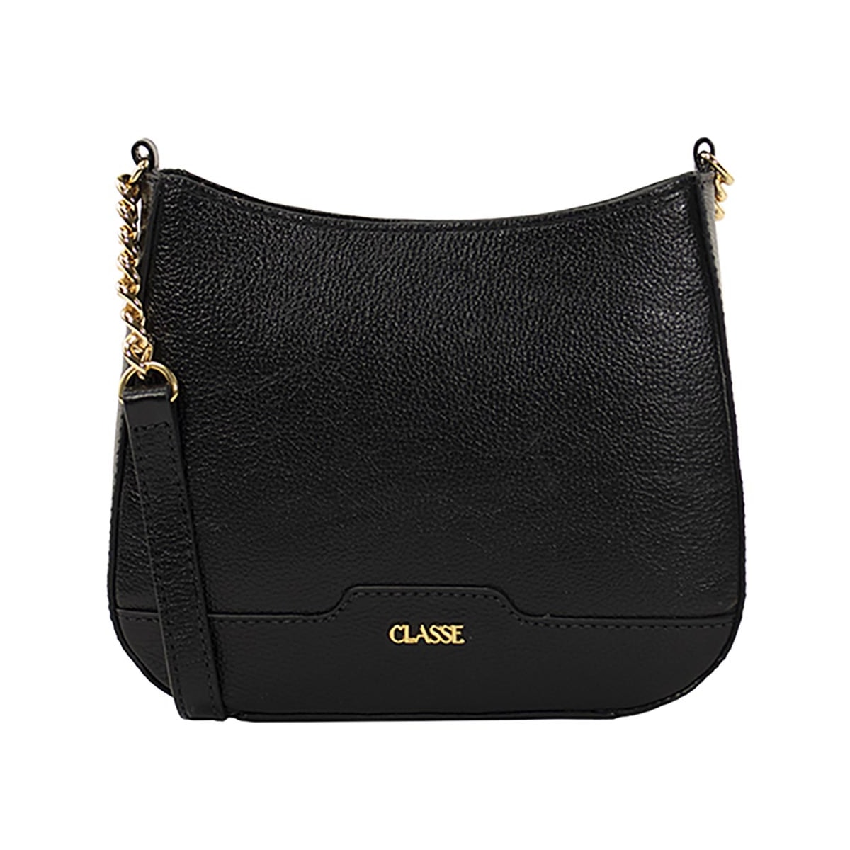 Bolsa Classe Croosbody De Couro 3306 Preto Bolsa Classe Croosbody De Couro 3306 Preto