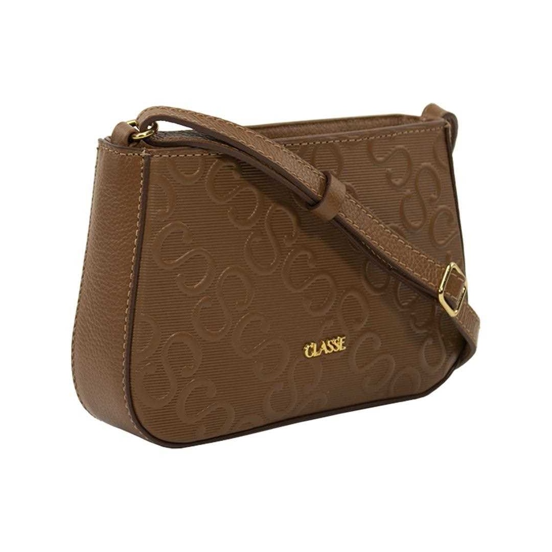 Bolsa Classe Croosbody De Couro 3324 Nocciola Bolsa Classe Croosbody De Couro 3324 Nocciola