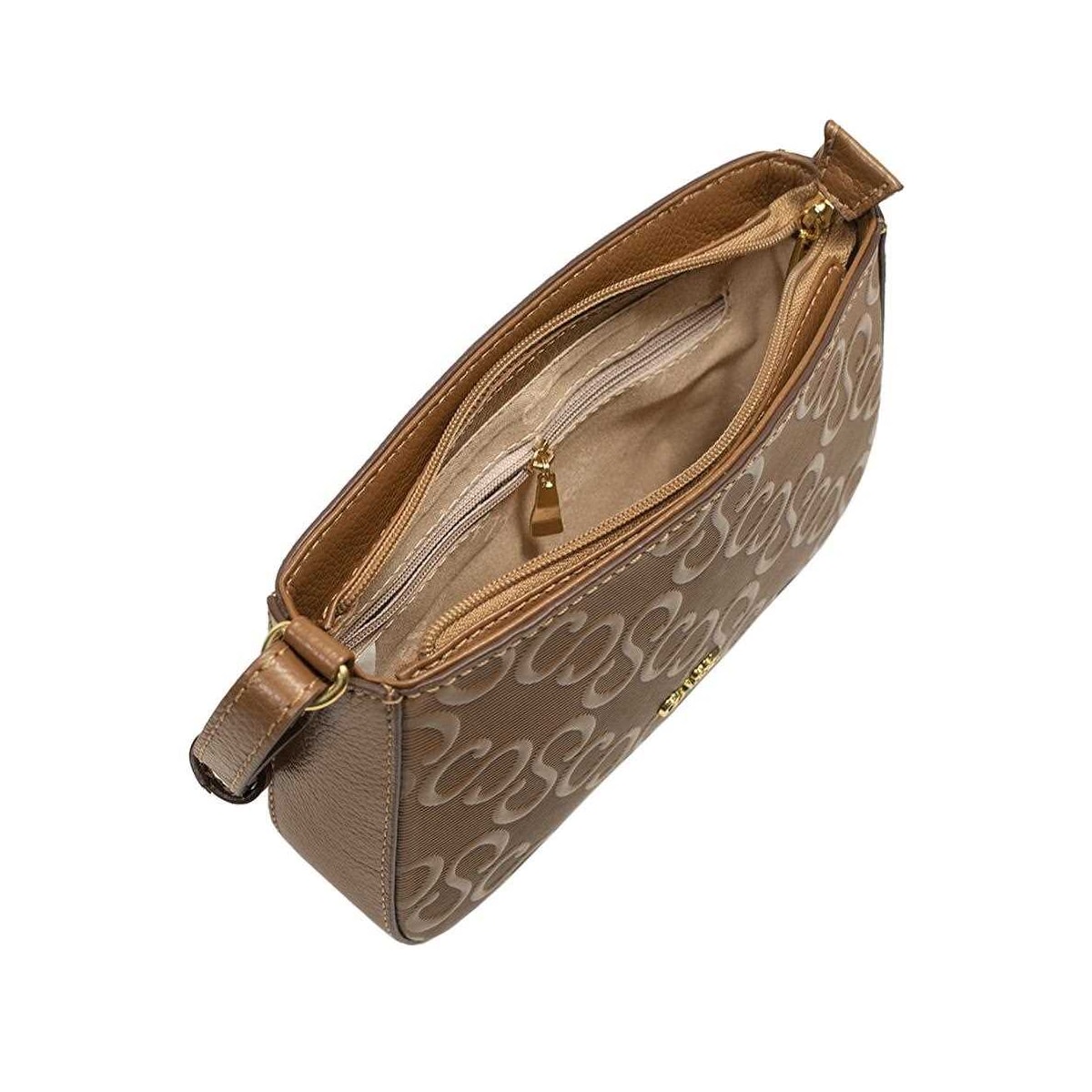 Bolsa Classe Croosbody De Couro 3324 Nocciola Bolsa Classe Croosbody De Couro 3324 Nocciola