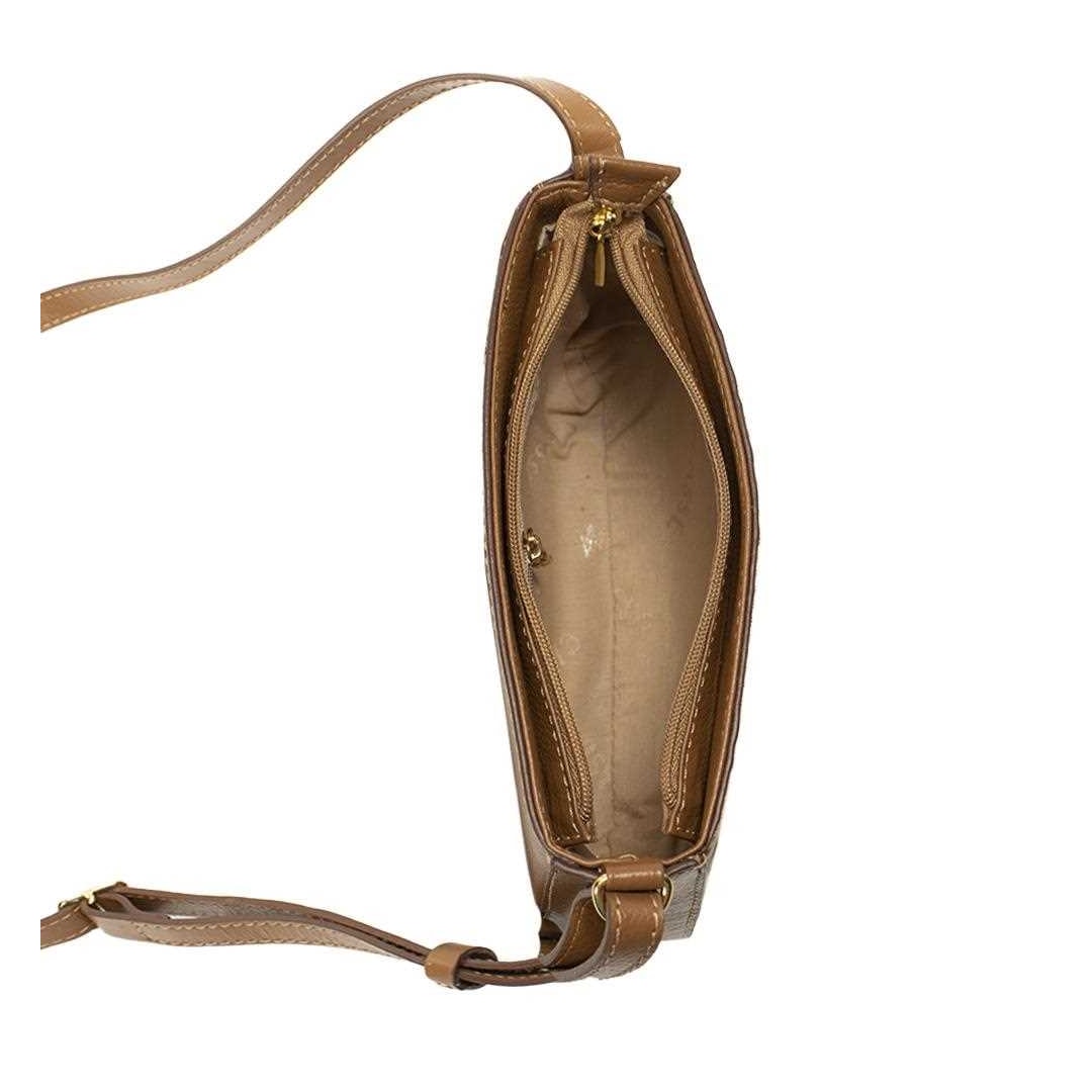 Bolsa Classe Croosbody De Couro 3324 Nocciola Bolsa Classe Croosbody De Couro 3324 Nocciola