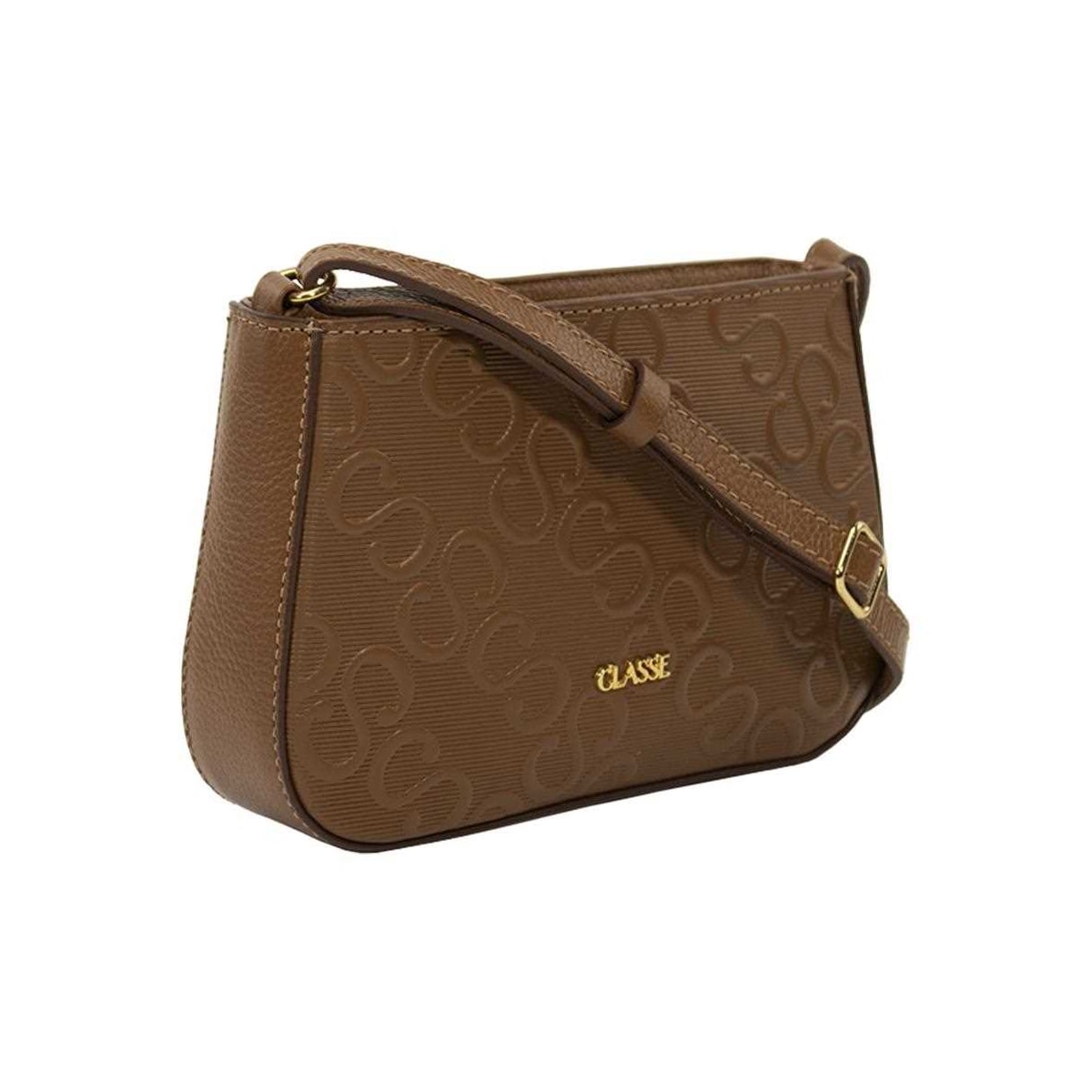 Bolsa Classe Croosbody De Couro 3324 Nocciola Bolsa Classe Croosbody De Couro 3324 Nocciola