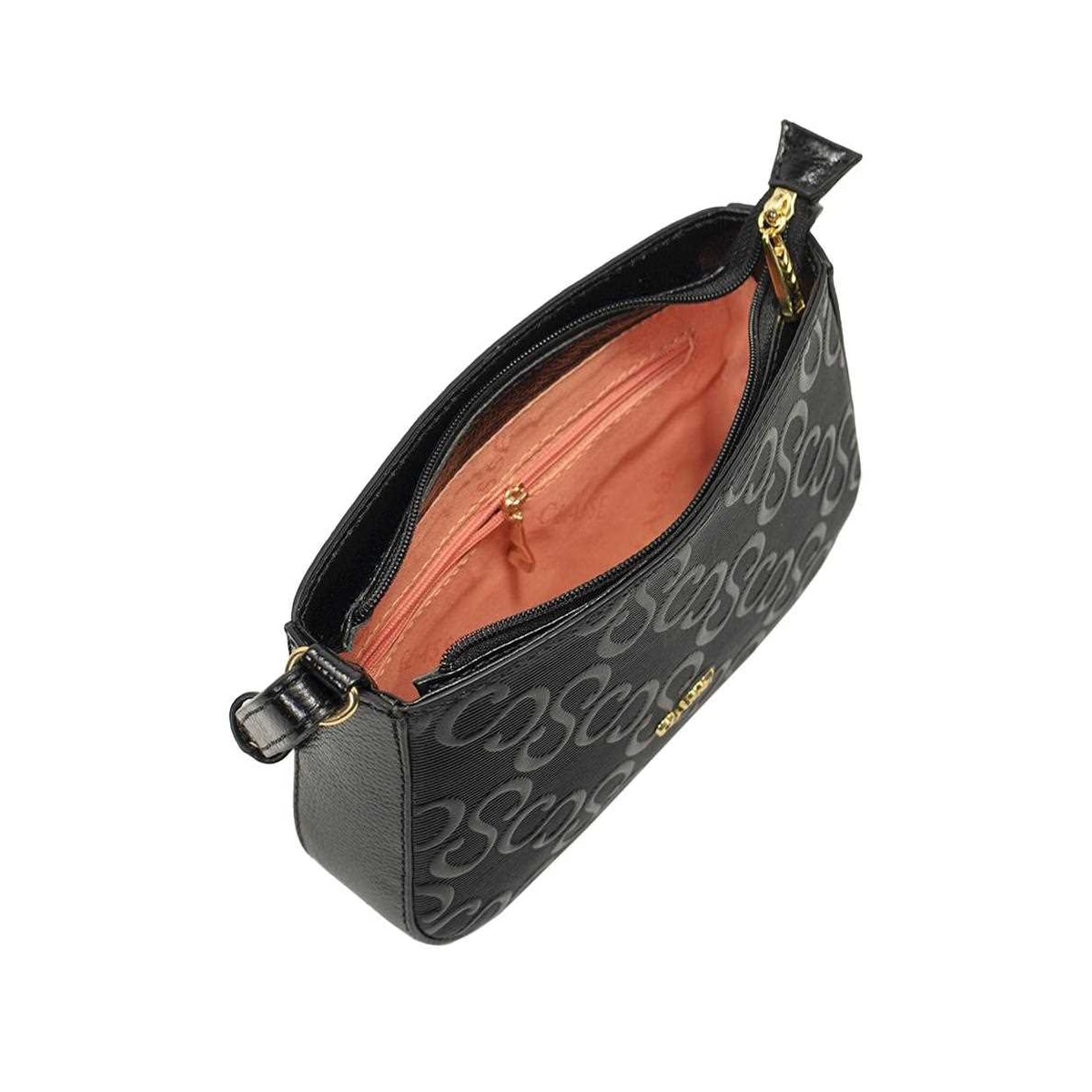 Bolsa Classe Croosbody De Couro 3324 Preto Bolsa Classe Croosbody De Couro 3324 Preto