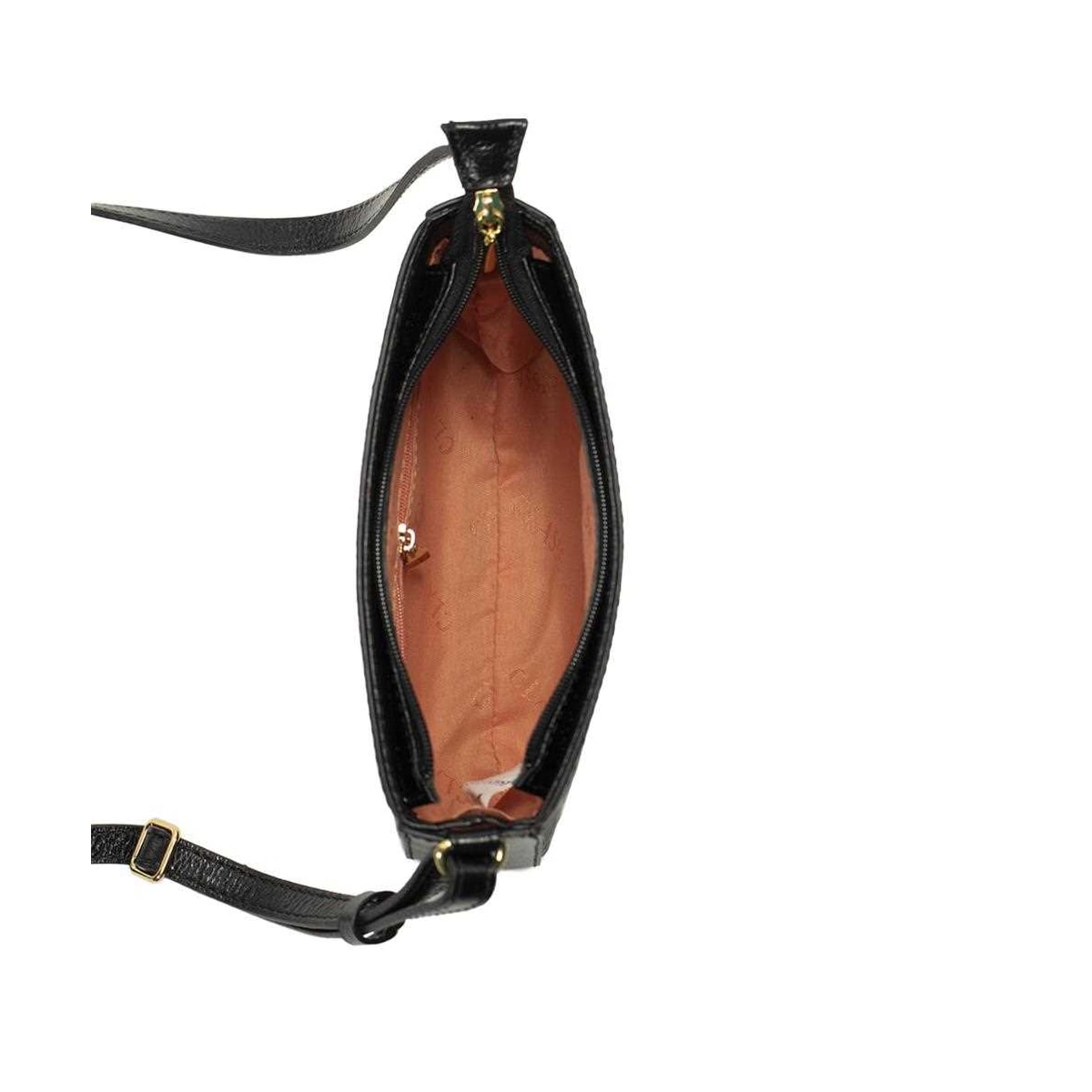 Bolsa Classe Croosbody De Couro 3324 Preto Bolsa Classe Croosbody De Couro 3324 Preto