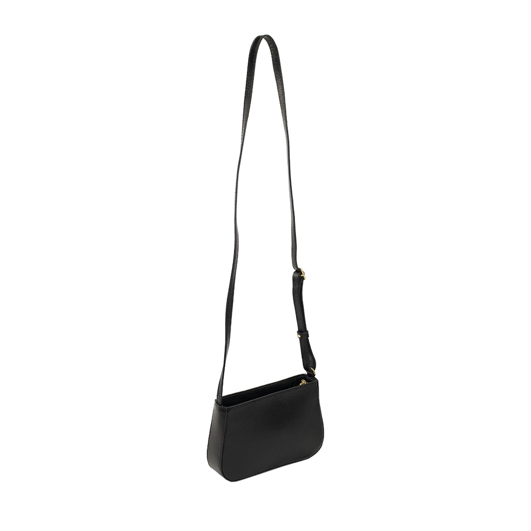 Bolsa Classe Croosbody De Couro 3324 Preto Bolsa Classe Croosbody De Couro 3324 Preto