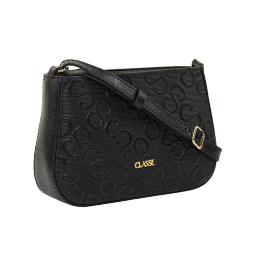 Bolsa Classe Croosbody De Couro 3324 Preto