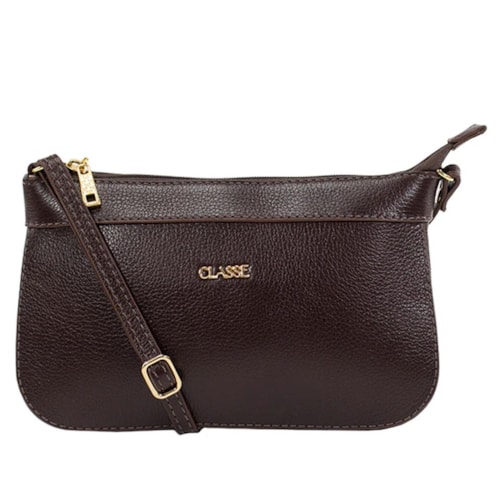 Bolsa Classe Crossbody Couro 2150 Chocolate