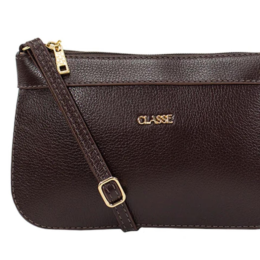 Bolsa Classe Crossbody Couro 2150 Chocolate Bolsa Classe Crossbody Couro 2150 Chocolate