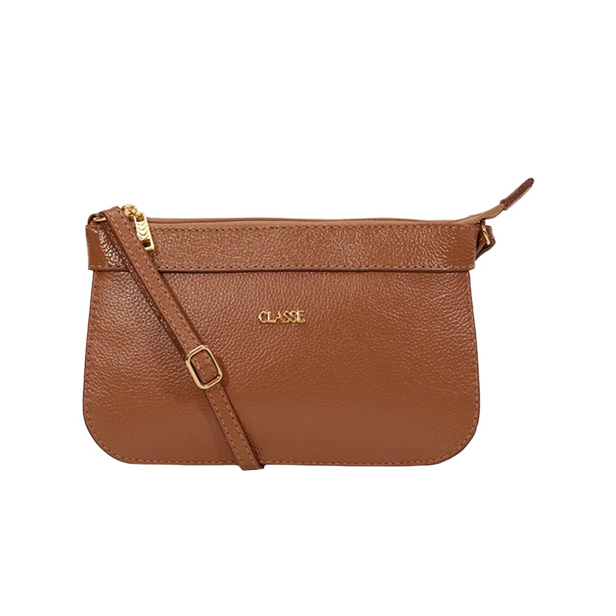 Bolsa Classe Crossbody Couro 2150 Nocciola