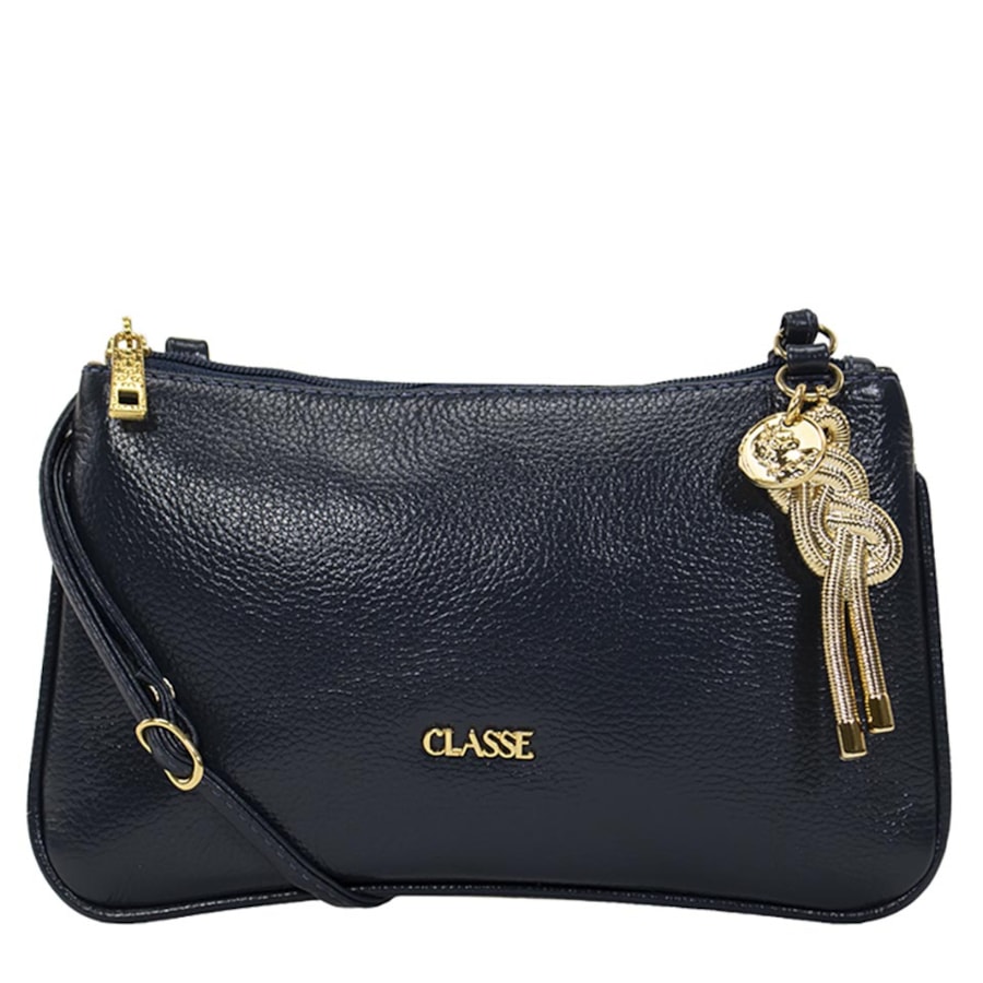 Bolsa Classe Crossbody Couro 3262 Marinho Bolsa Classe Crossbody Couro 3262 Marinho