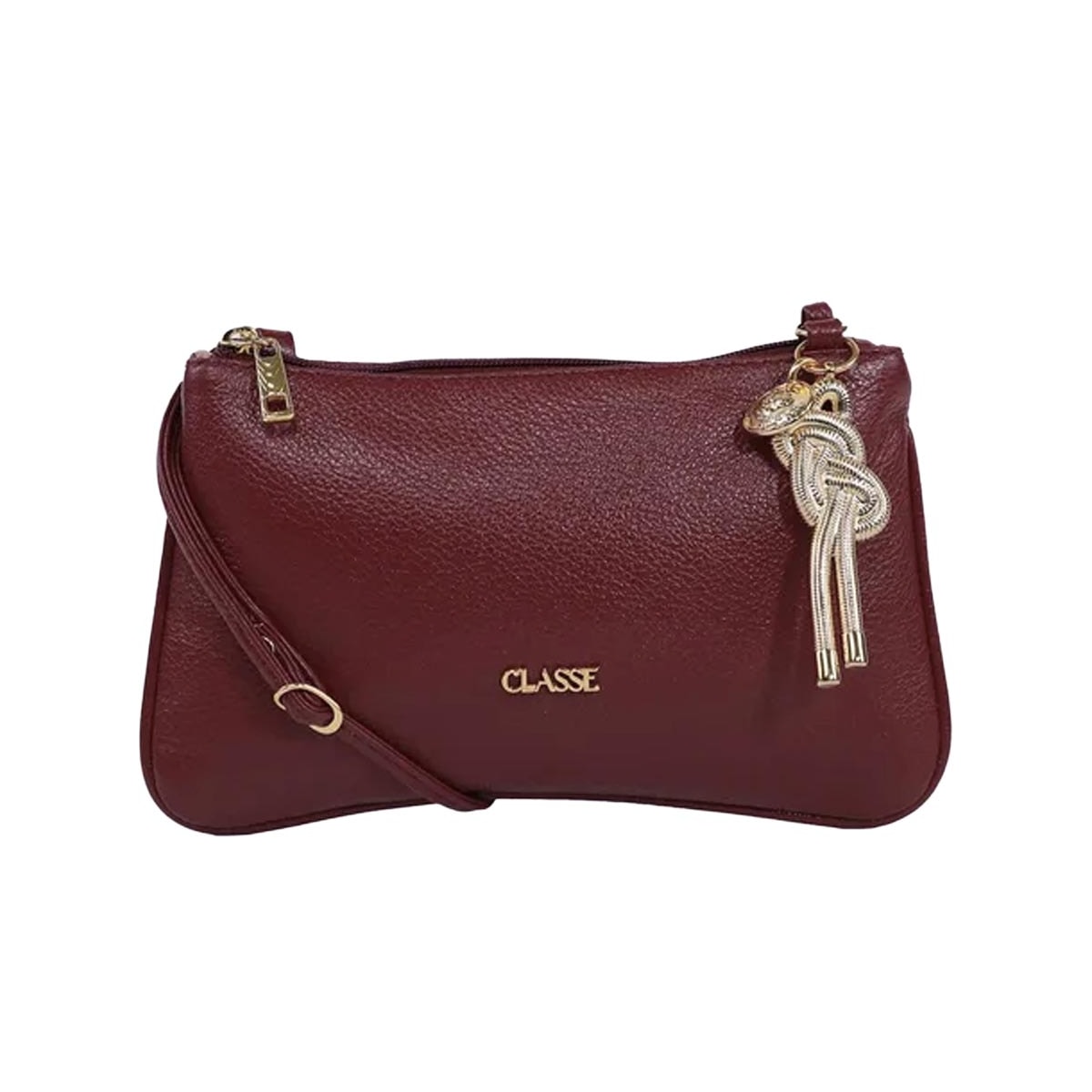 Bolsa Classe Crossbody Couro 3262 Ruby
