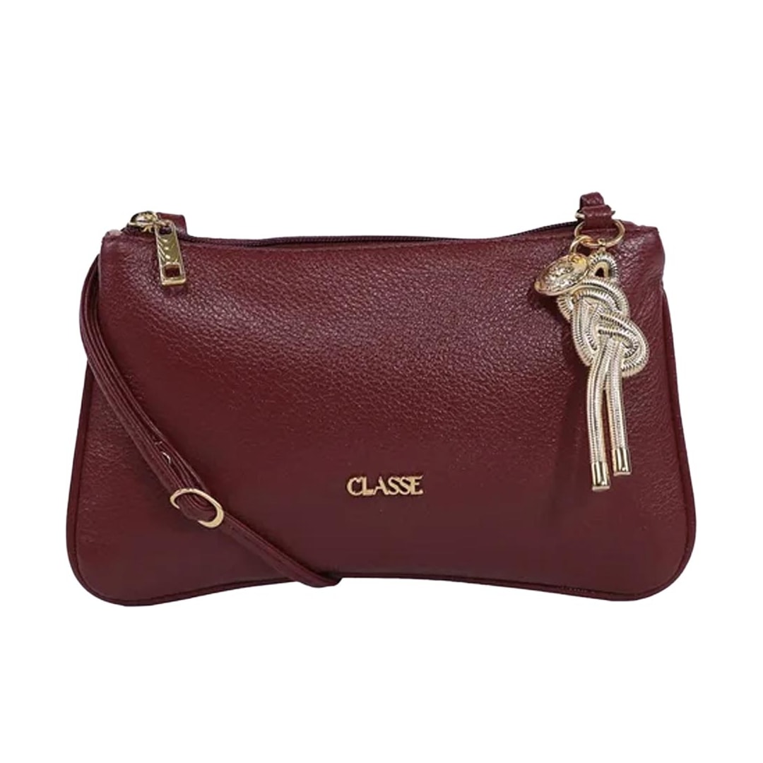 Bolsa Classe Crossbody Couro 3262 Ruby Bolsa Classe Crossbody Couro 3262 Ruby