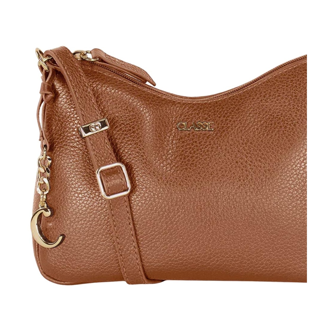 Bolsa Classe Crossbody Couro 3528 Nocciola Bolsa Classe Crossbody Couro 3528 Nocciola