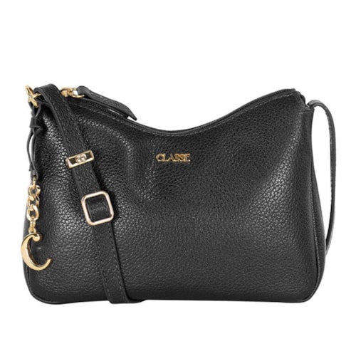 Bolsa Classe Crossbody Couro 3528 Preto