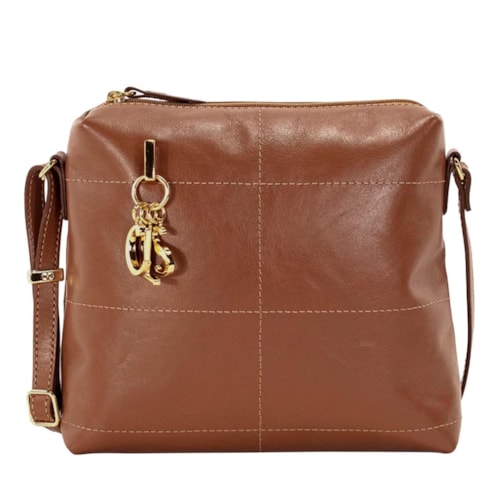 Bolsa Classe Crossbody Couro 3537 Nocciola