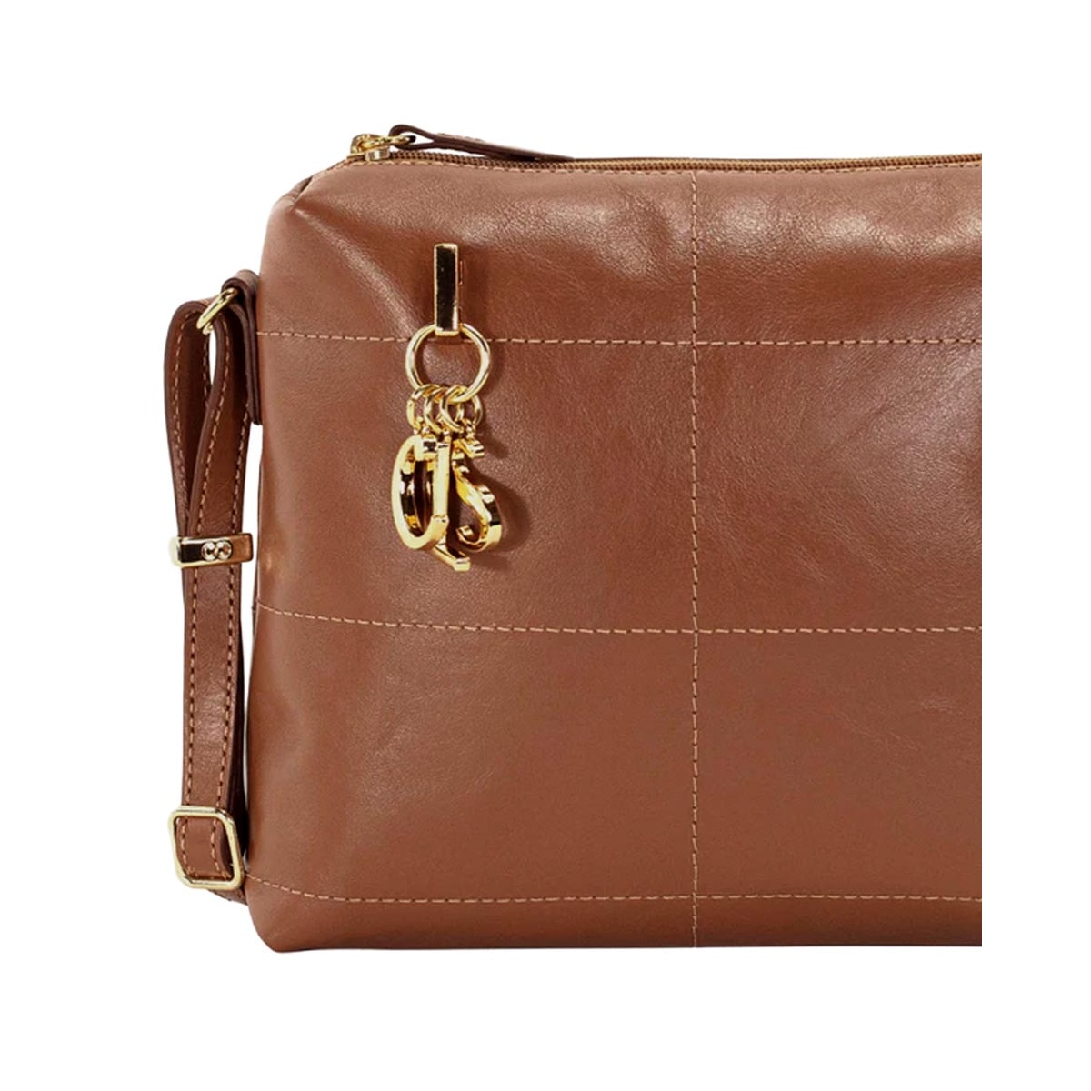 Bolsa Classe Crossbody Couro 3537 Nocciola Bolsa Classe Crossbody Couro 3537 Nocciola