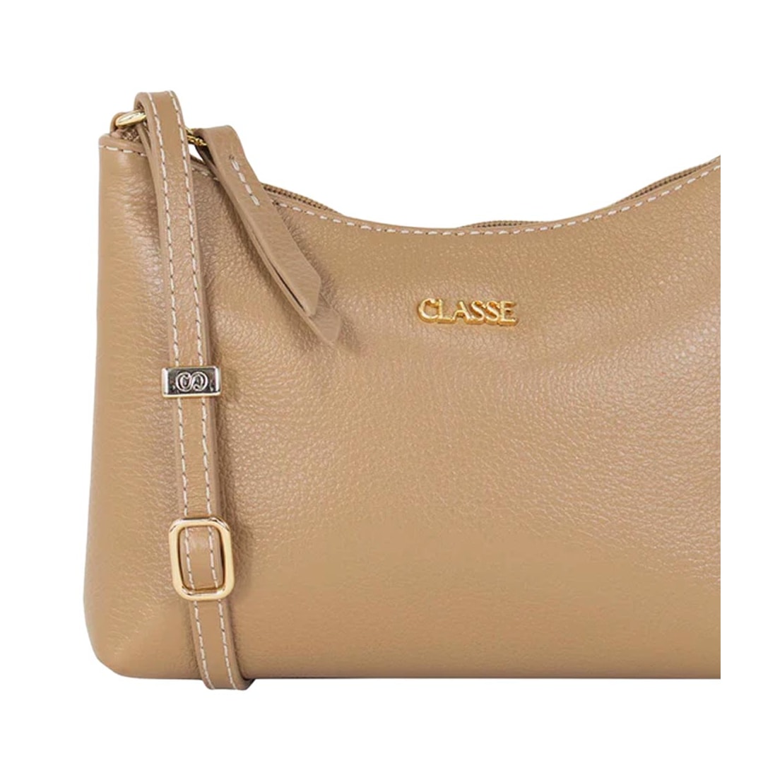 Bolsa Classe Crossbody Couro 3594 Camel Bolsa Classe Crossbody Couro 3594 Camel
