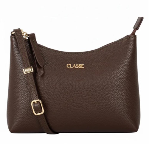 Bolsa Classe Crossbody Couro 3594 Chocolate