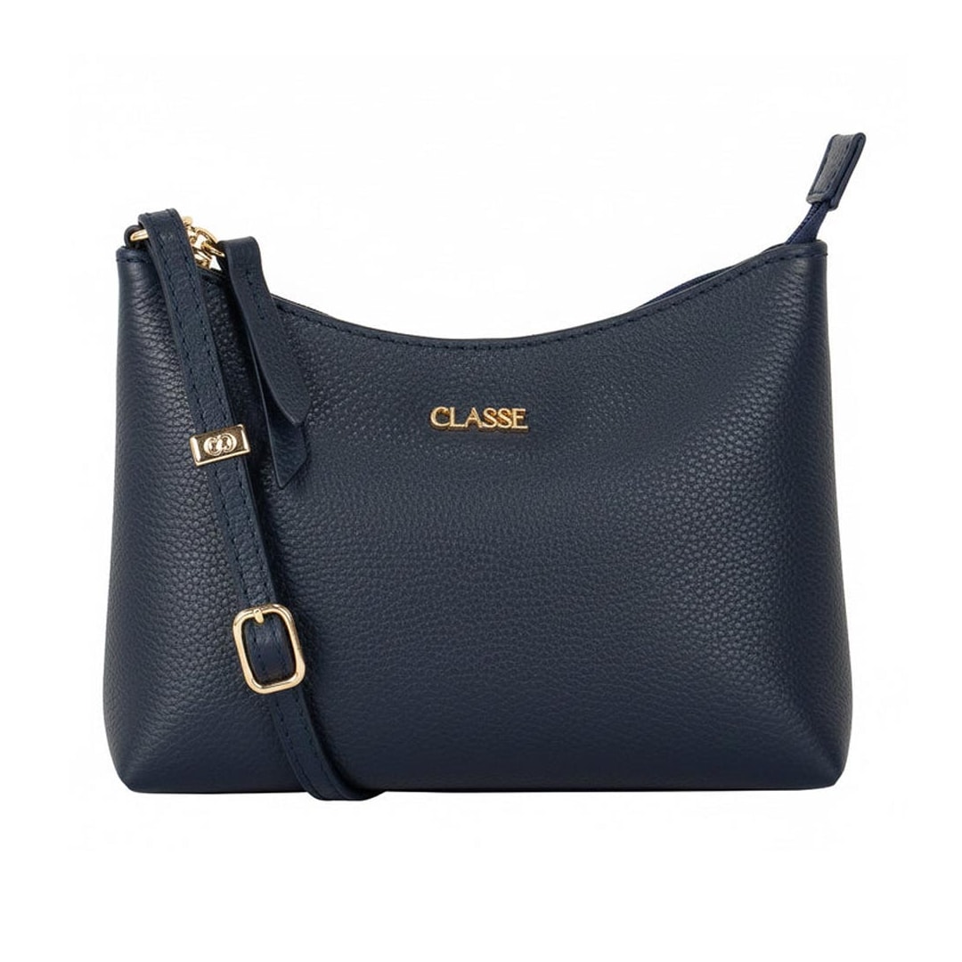 Bolsa Classe Crossbody Couro 3594 Marinho