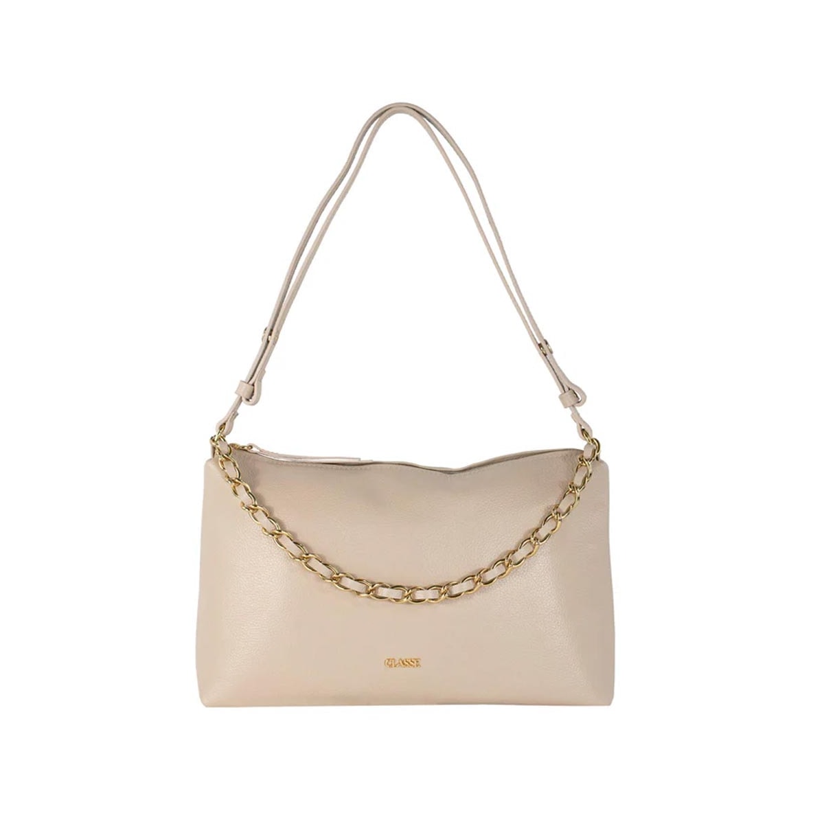 Bolsa Classe De Couro 3565 Creme Bolsa Classe De Couro 3565 Creme