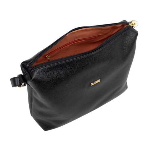 Detalhe - Bolsa Classe Feminina 1751-2 Preto