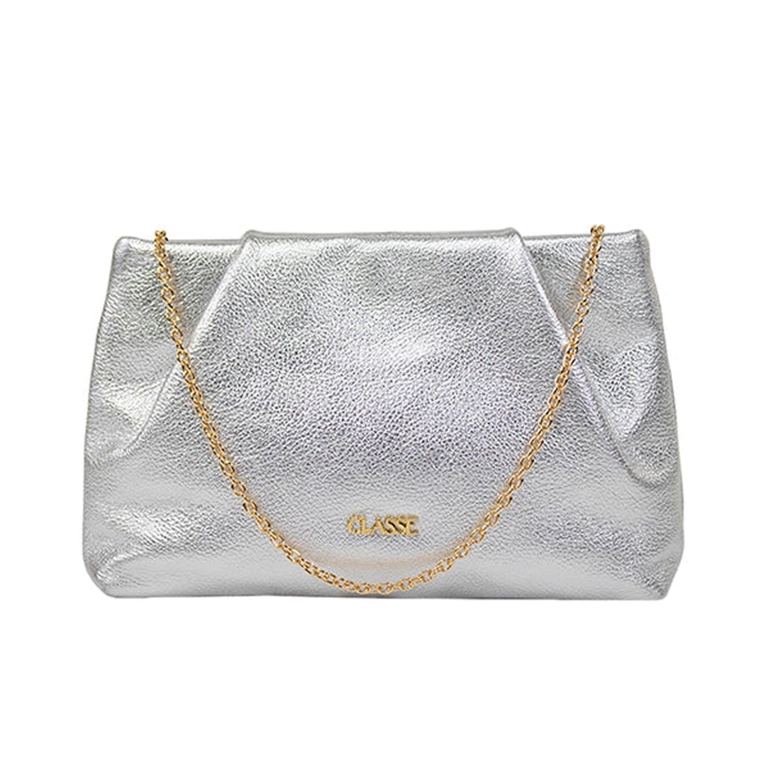 Bolsa Classe Feminina 3421 Prata Bolsa Classe Feminina 3421 Prata
