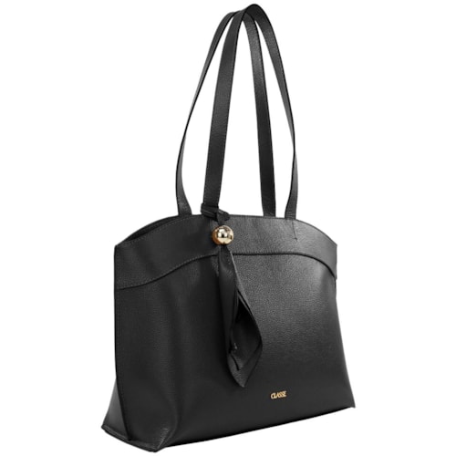 Detalhe - Bolsa Classe Feminina 3459 Preto
