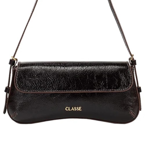 Detalhe - Bolsa Classe Feminina 3466 Chocolate