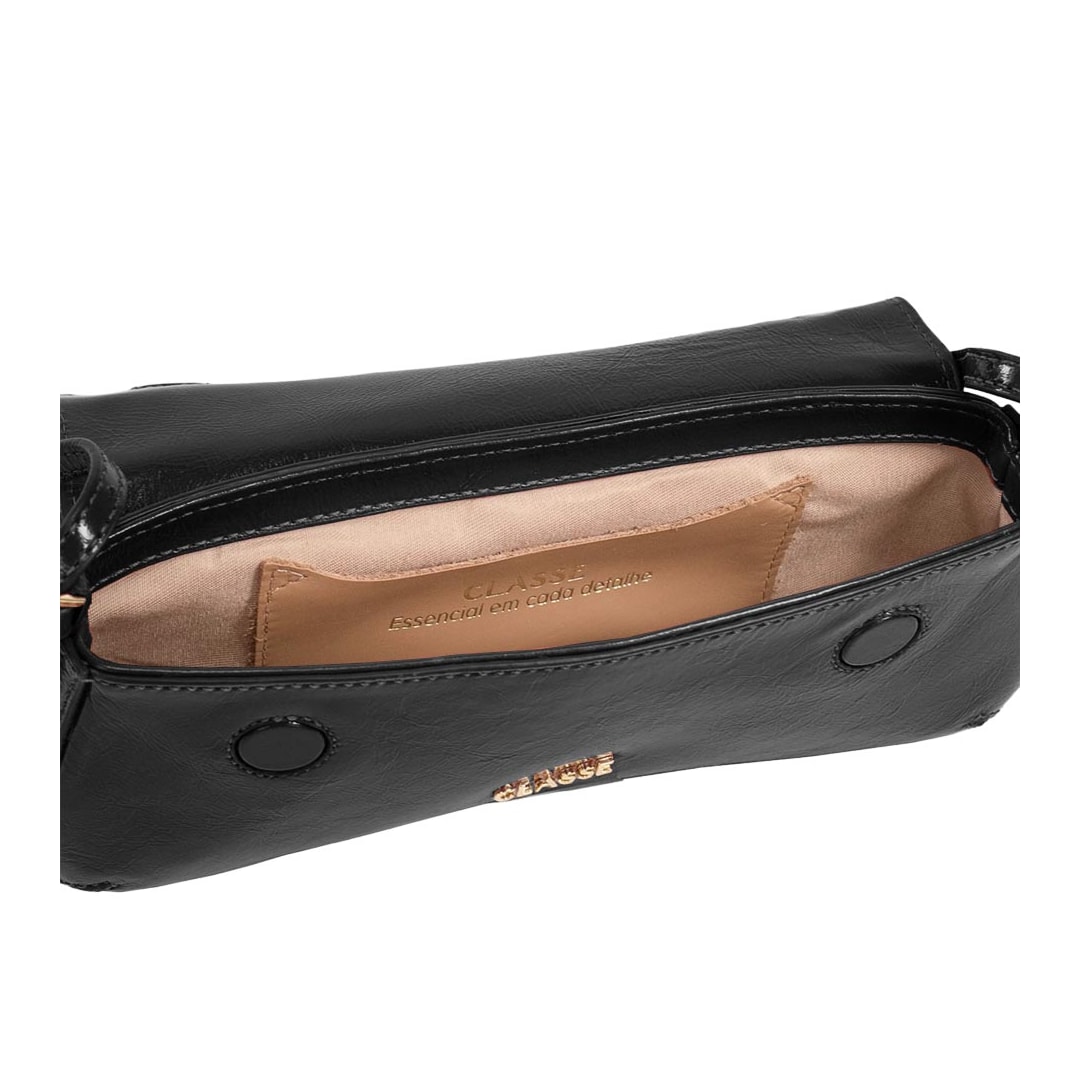 Bolsa Classe Feminina 3466 Preto Bolsa Classe Feminina 3466 Preto