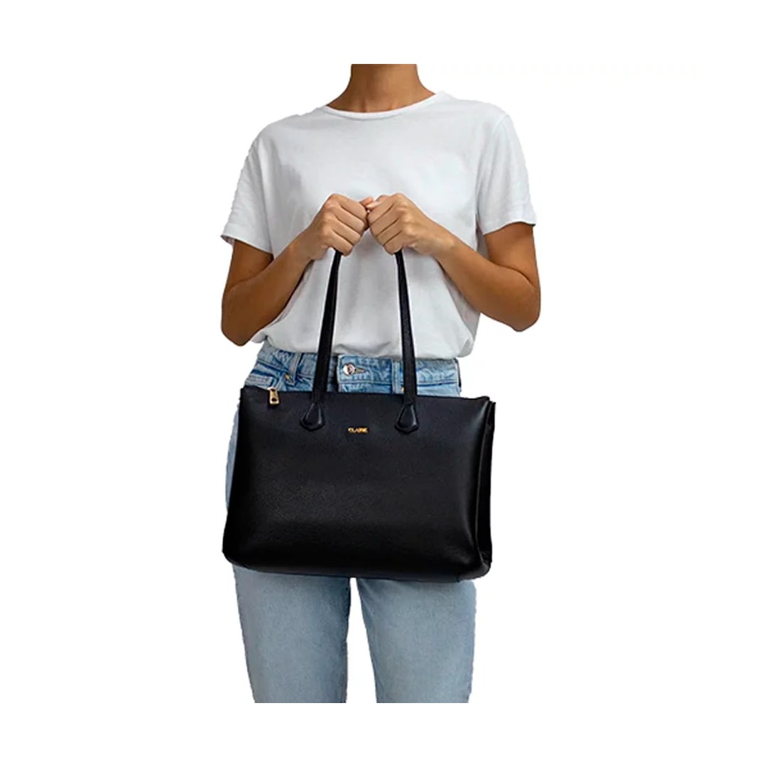 Bolsa Classe Feminina Bag De Couro 3208 Preto Bolsa Classe Feminina Bag De Couro 3208 Preto