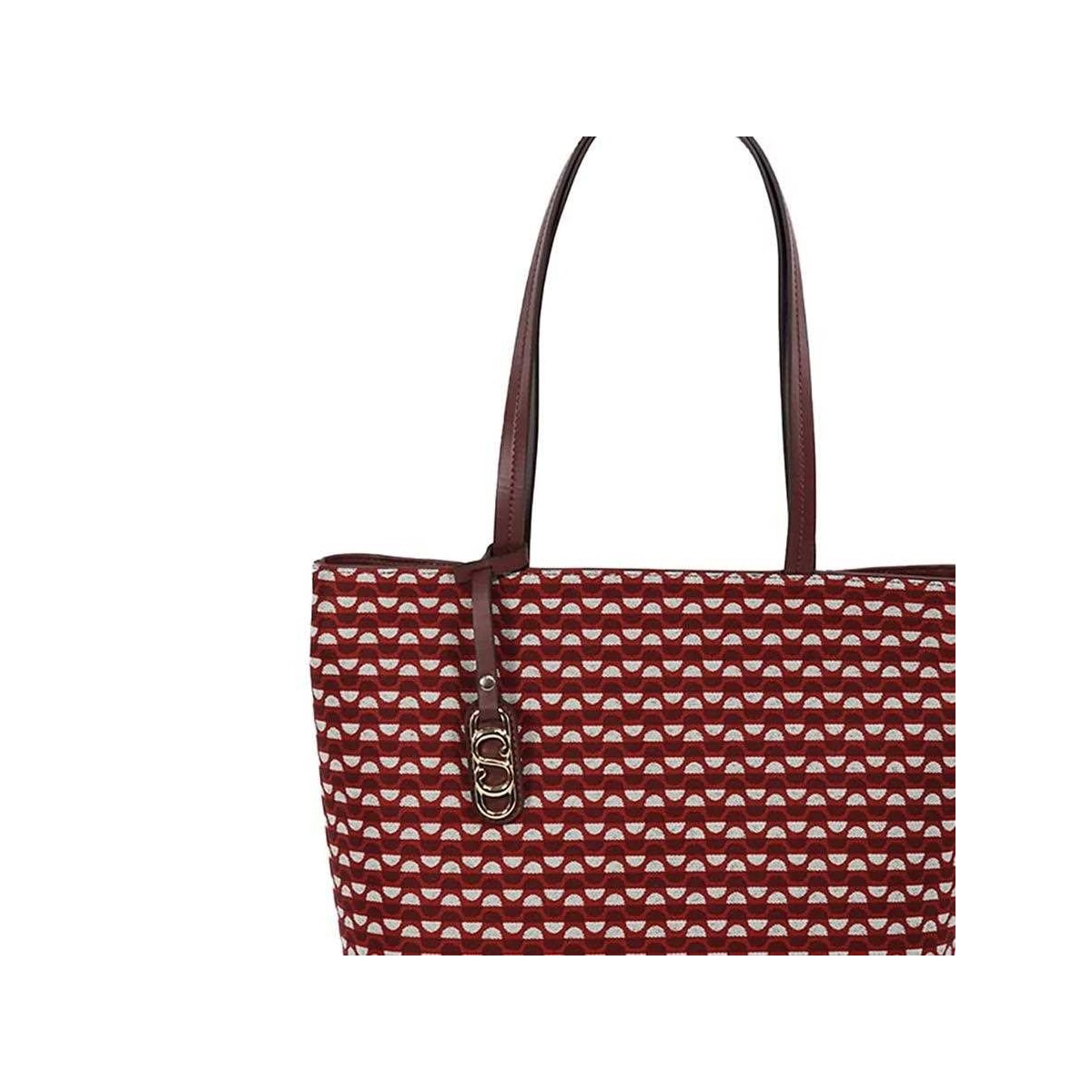Bolsa Classe Feminina Bag Jacquard J001 Bordo/Bordo Bolsa Classe Feminina Bag Jacquard J001 Bordo/Bordo
