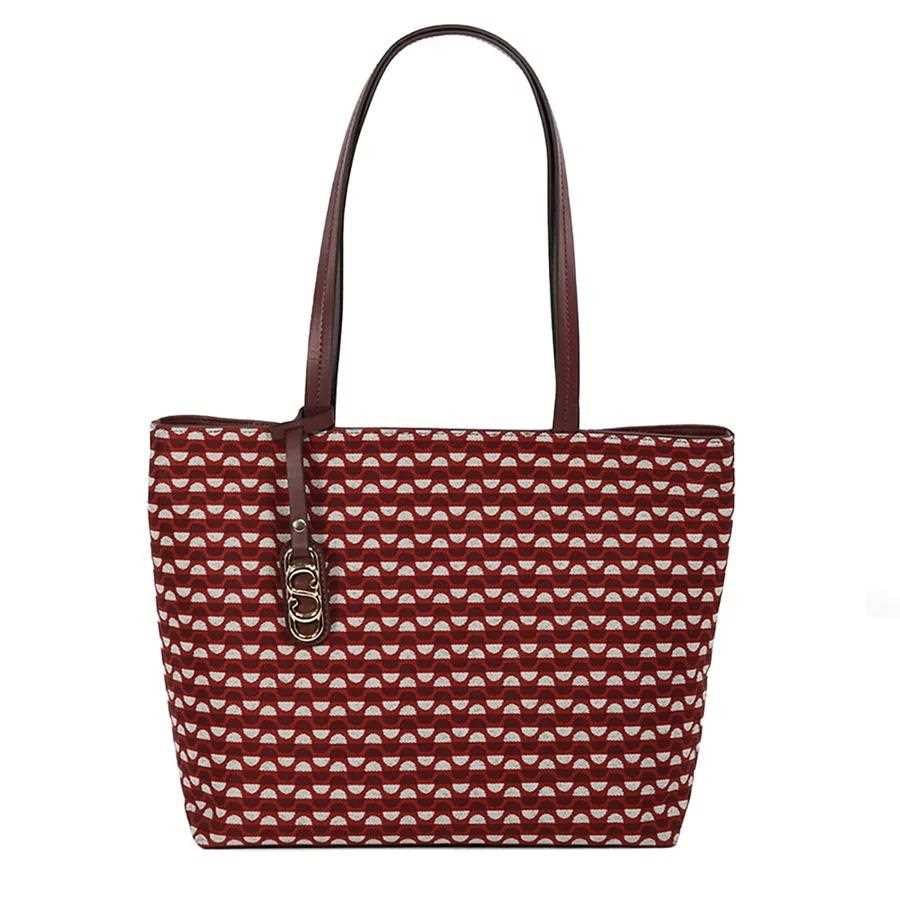 Bolsa Classe Feminina Bag Jacquard J001 Bordo/Bordo Bolsa Classe Feminina Bag Jacquard J001 Bordo/Bordo