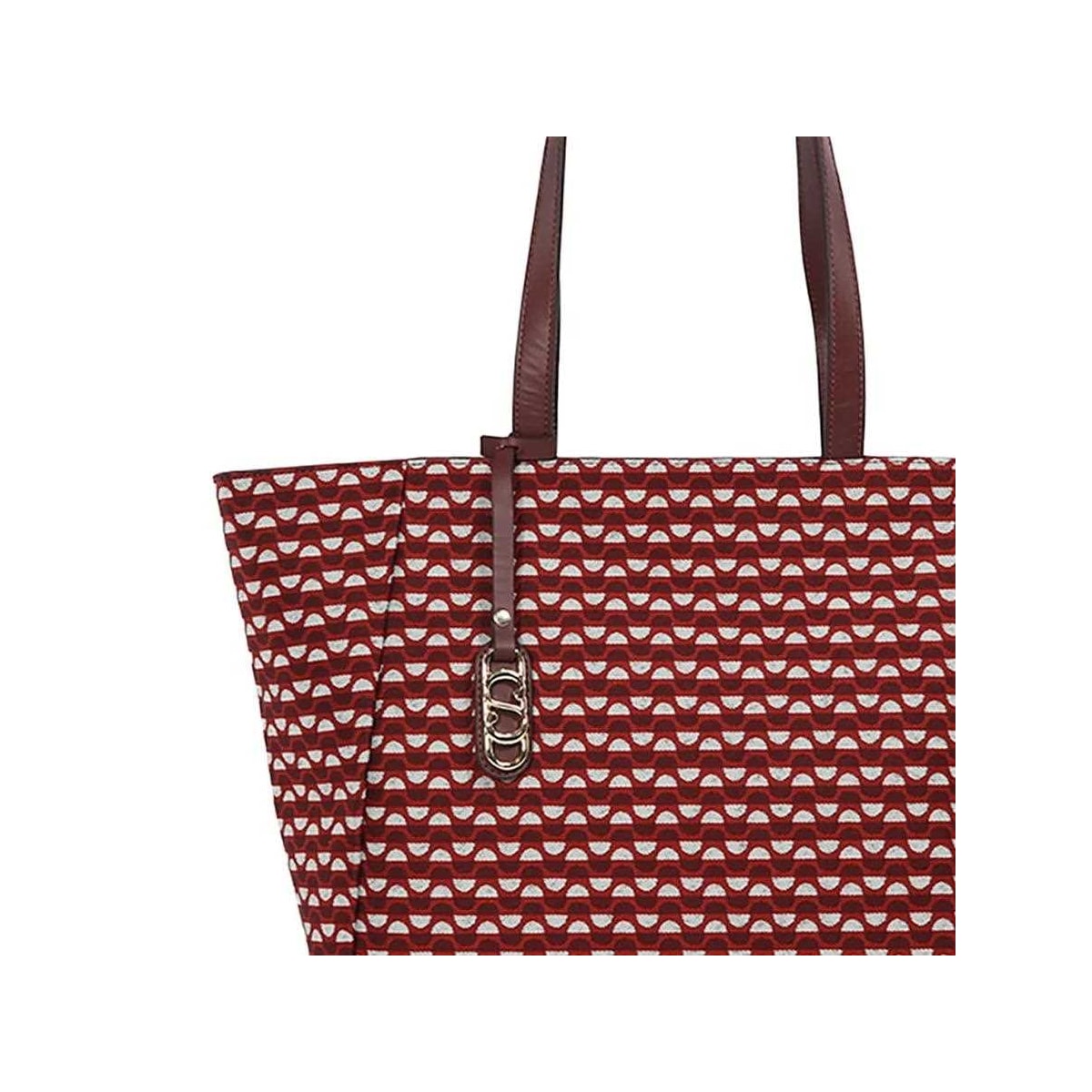 Bolsa Classe Feminina Bag Jacquard J002 Bordo/Bordo Bolsa Classe Feminina Bag Jacquard J002 Bordo/Bordo