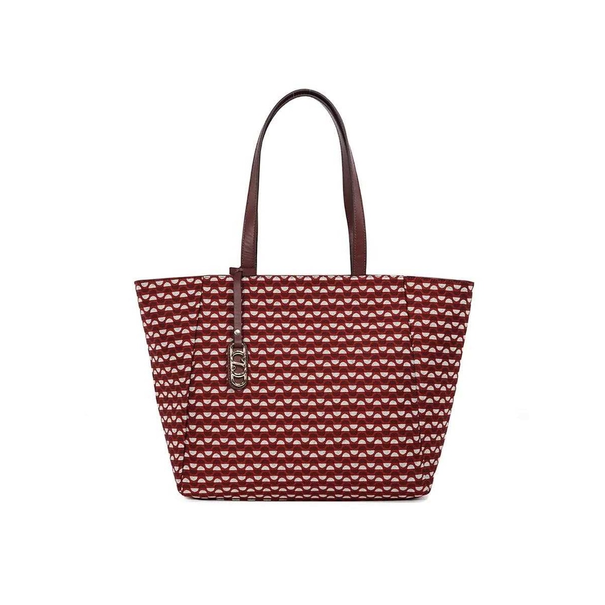 Bolsa Classe Feminina Bag Jacquard J002 Bordo/Bordo Bolsa Classe Feminina Bag Jacquard J002 Bordo/Bordo