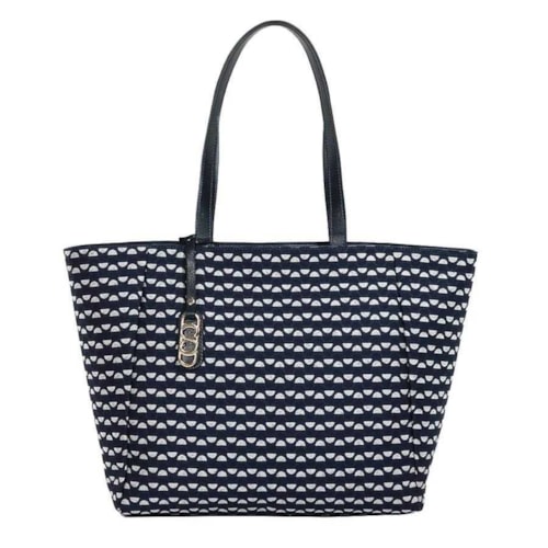 Bolsa Classe Feminina Bag Jacquard J002 Marinho