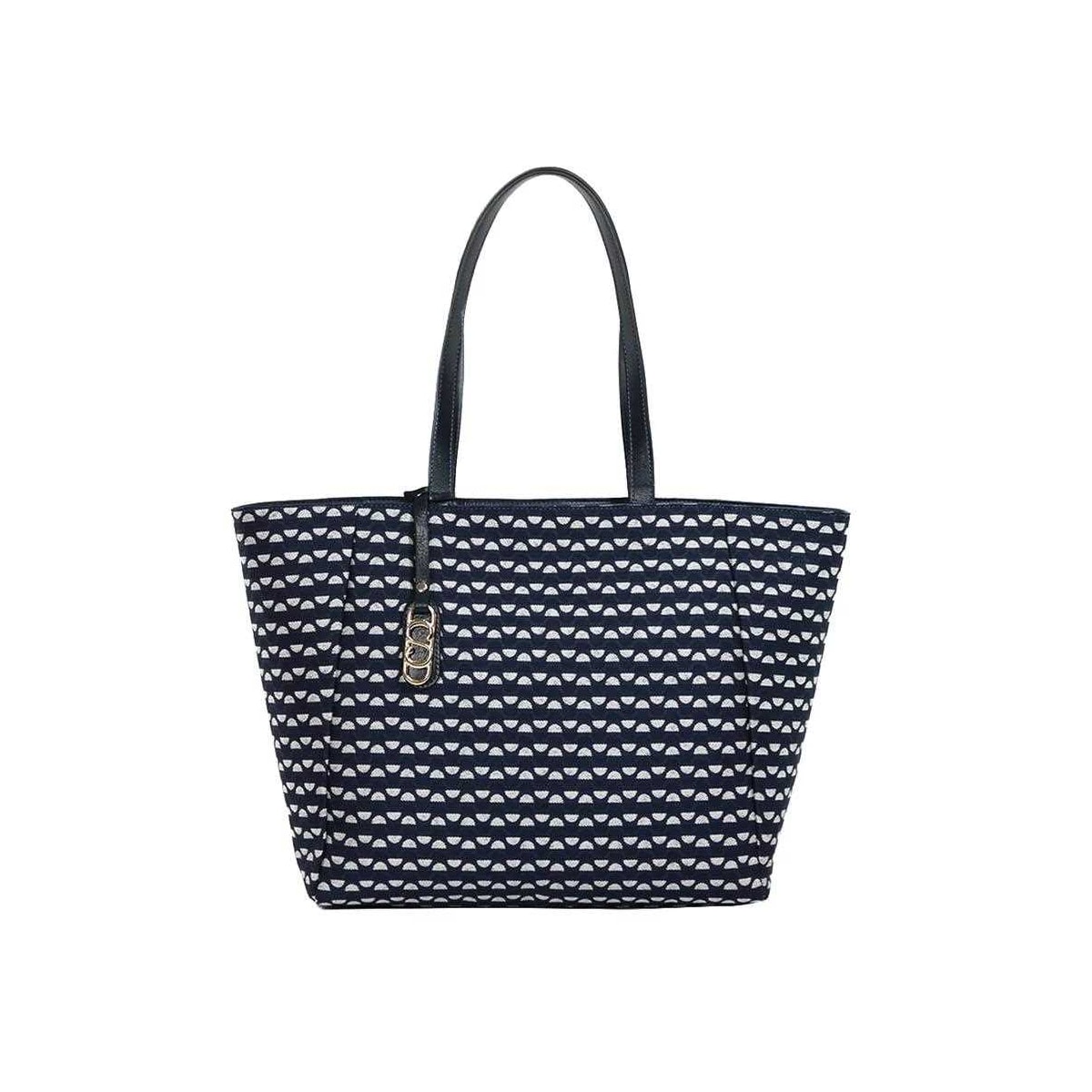Bolsa Classe Feminina Bag Jacquard J002 Marinho Bolsa Classe Feminina Bag Jacquard J002 Marinho