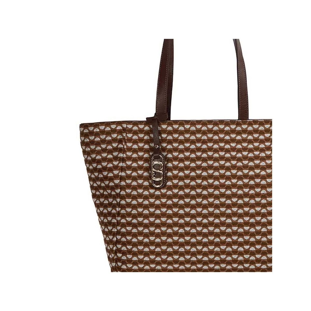 Bolsa Classe Feminina Bag Jacquard J002 Nocciola/Brown Bolsa Classe Feminina Bag Jacquard J002 Nocciola/Brown