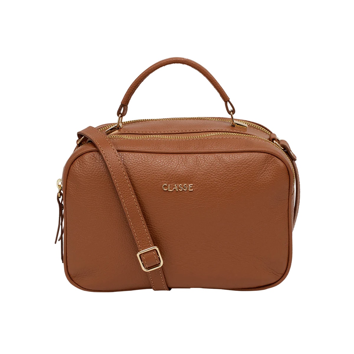 Bolsa Classe Feminina Camera Bag De Couro 2846-2 Nocciola Bolsa Classe Feminina Camera Bag De Couro 2846-2 Nocciola